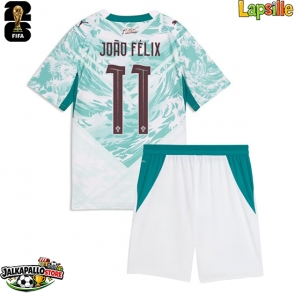 Portugali Joao Felix #11 Vieraspaita Lapsille MM-kisat 2026 Lyhythihainen (+ shortsit)